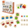 Viga Toys VIGA Drevené puzzle Quick Match Game 27 ks
