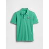 GAP Detské polo tričko s logom Zelená L