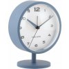 Dizajnové stolné hodiny s budíkom 6027BL Karlsson 14cm