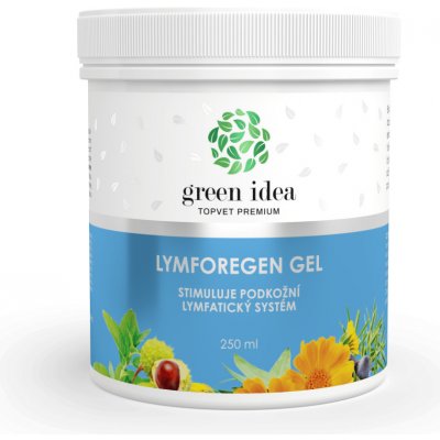 TOPVET GREEN IDEA Lymforegen masážny gél 250 ml 250 ml