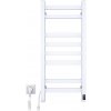 Navin Kúpeľňový rebríkový radiátor s termostatom AVANGARD 251W/230V 80,6 cm IP44 biely ľavý NV0019 + záruka 3 roky zadarmo + záruka 3 roky zadarmo