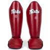 Chrániče na nohy Fairtex SP5 červená Veľkosť: XL