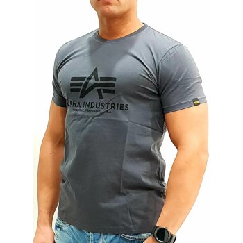 Alpha Industries Basic T-Shirt greyblack tričko pánske šedé od 19,9 € -  Heureka.sk