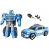 Detský policajný autorobot 2v1, skrutkovací transformér s návodom