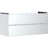 Hansgrohe Xevolos E - Umývadlová skrinka 118x58x48 cm, 2 zásuvky, matná biela/metalická biela 54184320