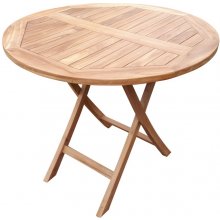 deVries Sklápací stôl simple Woodie Middle 90x90x75 cm