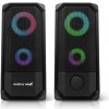 Niceboy ORYX VOX 2.0 / Reproduktory / 2.0 / 3.5 mm jack / USB / RGB / 12 W / 40-20000Hz (oryx-vox-2.0)