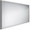 Nimco Čierne LED zrkadlo 1200x700 ZPC 13006-90