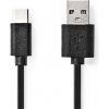 Nedis Nedis CCGL60600BK30 - USB 2.0 kabel | USB-A Zástrčka - USB-C Zástrčka | 3 m | Černá