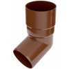 Covernit Plastové koleno pre odkvapový zvod PVC 63 mm hnedá