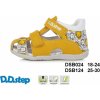 D.D.Step Kožené flexibilné sandále G075 lev - yellow Veľkosť-obuvi: 20