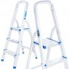 Hliníkový rebrík,150kg, 3-stupňový, skladací | GEKO