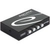 DeLOCK 87634 Switch USB manuell 4 Port 4x USB-B Buchse auf 1x USB-A Buchse černá