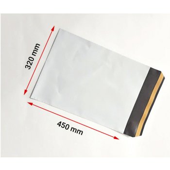 Plastové obálky veľ. "XL" 32x45cm (60my) *100ks
