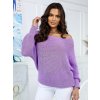 Fashionweek Pulóver s netopierími rukávom neon SV041 Farba: LILAC, Veľkosť: Universal