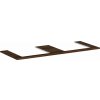 Hansgrohe Xelu Q doska na skrinku 136x55 cm orech 54099630