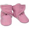 ESITO Capáčky barefoot Softshell Lamb Antique pink Veľ. 2 - stielka: 12 cm