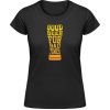 Akciové Dámske Tričko Soft-Style Gildan - Dobré pivo na zlé časy - Čierna - M - Dámske