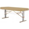Prenosný elektrický masážny stôl Clap Tzu Linea Physio Farba: PU - béžová (dune), Rozmery: 192x65cm, Doplnky: sieťové napájanie + vstavané elektrické vyhrievanie + nožný spínač od 192*65 cm | 29 kg |