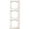 Rámček 3-násobný vert. popis.p. biela krémová Merten M-Smart (Schneider)