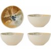 Krémové misky v súprave 4 ks z kameniny 525 ml Lacey – Bloomingville