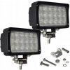 2ks PRACOVNÁ LAMPA HALOGEN 15LED 45W 12V24V 4275LM