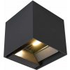 LED Solution Sivé LED fasádne solárne svietidlo hranaté s pohybovým čidlom 9W IP65 CCT 24089