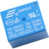 Relé SRD-09VDC-SL-A, 9V DC / 250V AC 10A