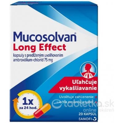 MUCOSOLVAN LONG EFFECT 75mg 20 kapsúl