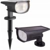 Solárna LED lampa 2v1 Reflektor zapichovací + Nástenné záhradné svietidlo SuperLED