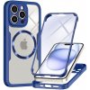 Techsuit ColorVerse 360 MagSafe Series – 360° kryt + ochranné sklo na iPhone 14 Pro Max – modrý