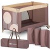 PETITE&MARS Postieľka cestovná Nyja Elegant Dreamlines Mocha