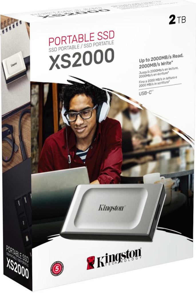 Kingston XS2000 2TB: Rýchle a spoľahlivé SSD pre profesionálov a hráčov, s veľkou kapacitou pre vaše dáta.