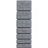 ALDOTRADE Sud na dažďovú vodu TOWER STONE 350l sivý