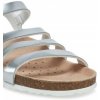 Geox sandále pre deti, ekologická koža, strieborné, veľkosť 38