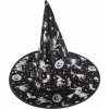 Verk Detský čarodejnícky klobúk Helloween čiernostrieborná