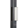 LOCINOX UNIWING-M-2 – hliníkové madlo na hranatý stĺpik pre krídlové bránky, rozteč 157 mm, strieborné