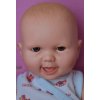 Realistické miminko - chlapeček v tričku, který pije a čůrá od firmy Berjuan ze Španělska (Berjuan Bebe Pipi)
