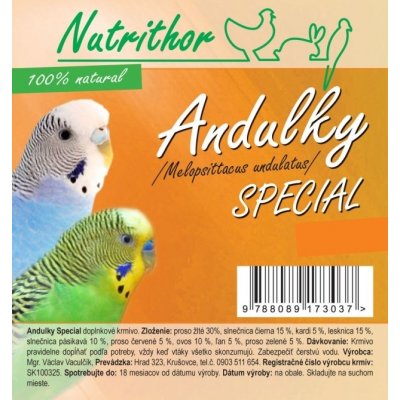 Nutrithor Special Andulka 10 kg