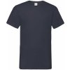 Granatowa koszulka męska Valueweight V-Neck Fruit of the Loom šedá M Fruit of the Loom 5904882092205