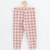 Detské legíny z teplákoviny New Baby Kindergarten pink - 116/122
