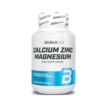 BioTech USA Calcium Zinc Magnesium 100 tabliet