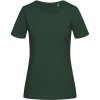 Stedman Tričko Crew Neck T Lux, krátký rukáv, dámské COT05760054004-bottle gree XL Zelená lahvově