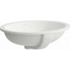 Laufen Savoy umývadlo 50x41 cm oválny podpultové umývadlo biela matná H8189437571091