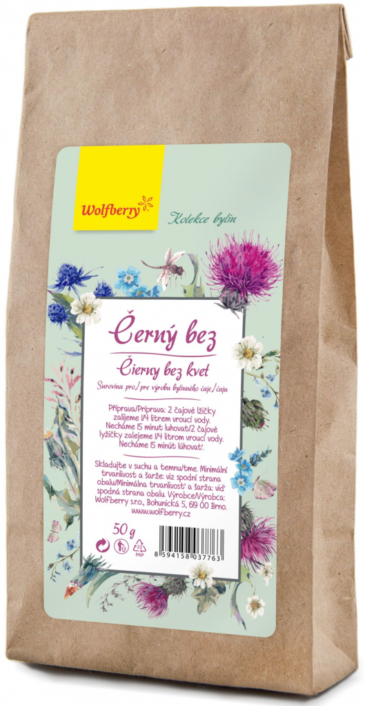 Wolfberry Čierny bez bylinný čaj 50 g