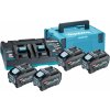 Makita 191U42-2 Súprava Li-ion XGT 40V 4xBL4050F+1xDC40RB+Makpac