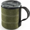 GSI Outdoors detský hrnček s náustkom Infinity Backpacker Mug 550 ml, zelená