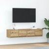 VidaXL TV stolíky 2 ks Dub Artisan 60x31x25,5 cm Lepené drevo