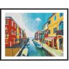 Grafix Diamantové maľovanie Vodný kanál 40 x 50 cm