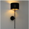 Belis | Nástenné svietidlo MADELA 1xE14/40W/230V čierne | 0158
